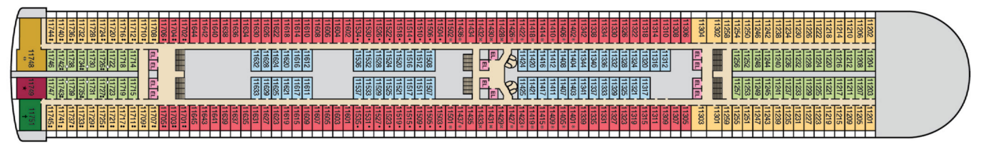 Deck 11 plan